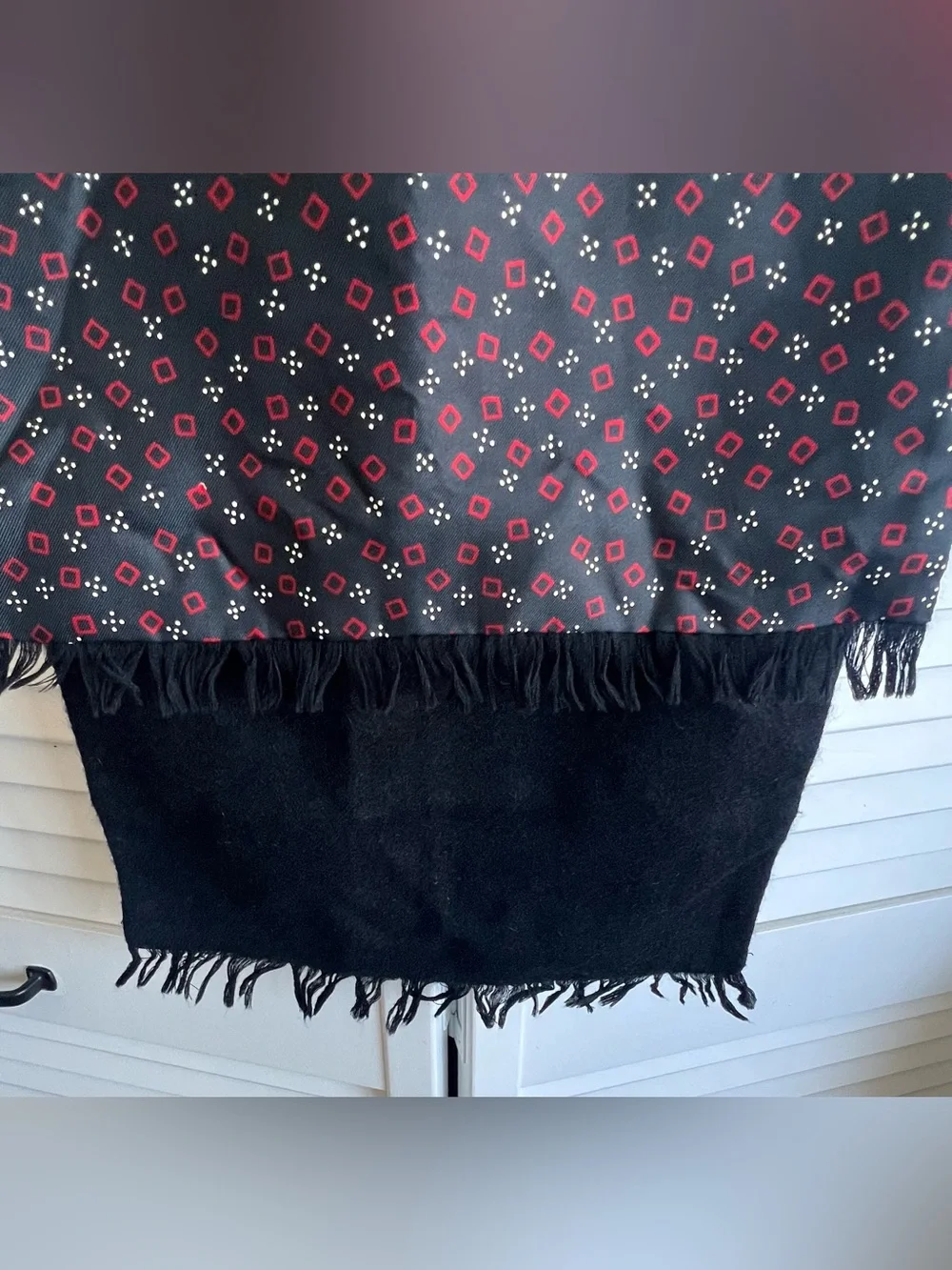 Mens’s Vintage A. Sulka & Company Silk Geometric Scarf. Great condition.